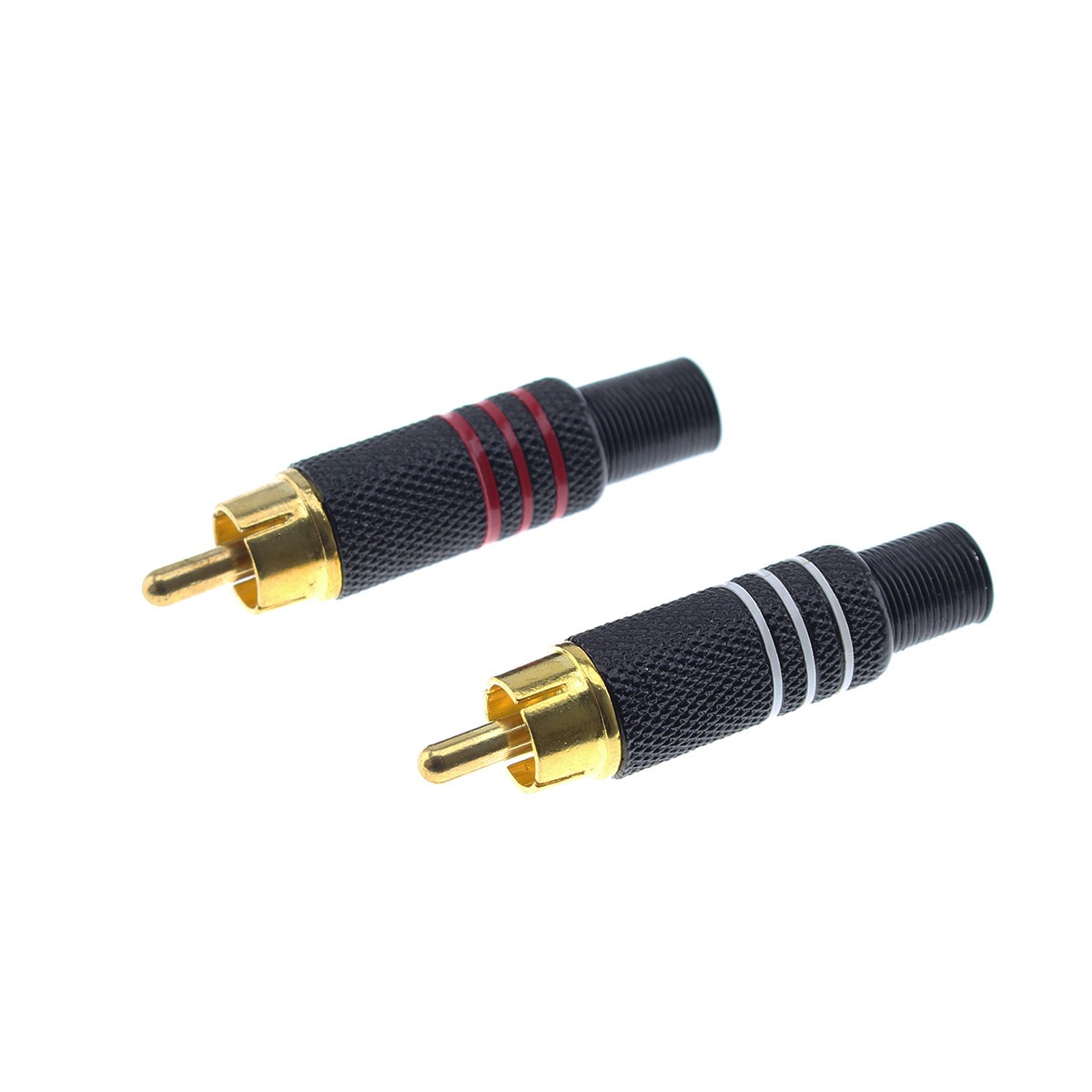 Rca Connectors Gold Plated Mm Pair Audiophonics