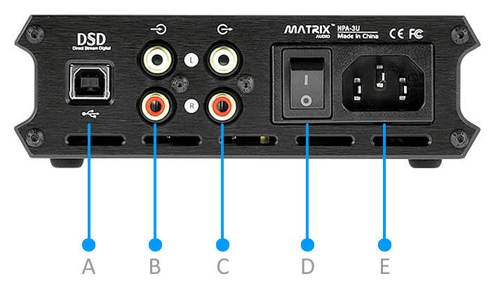 Matrix M-Stage HPA-3U+ DAC USB Amplificateur Casque Class A DSD