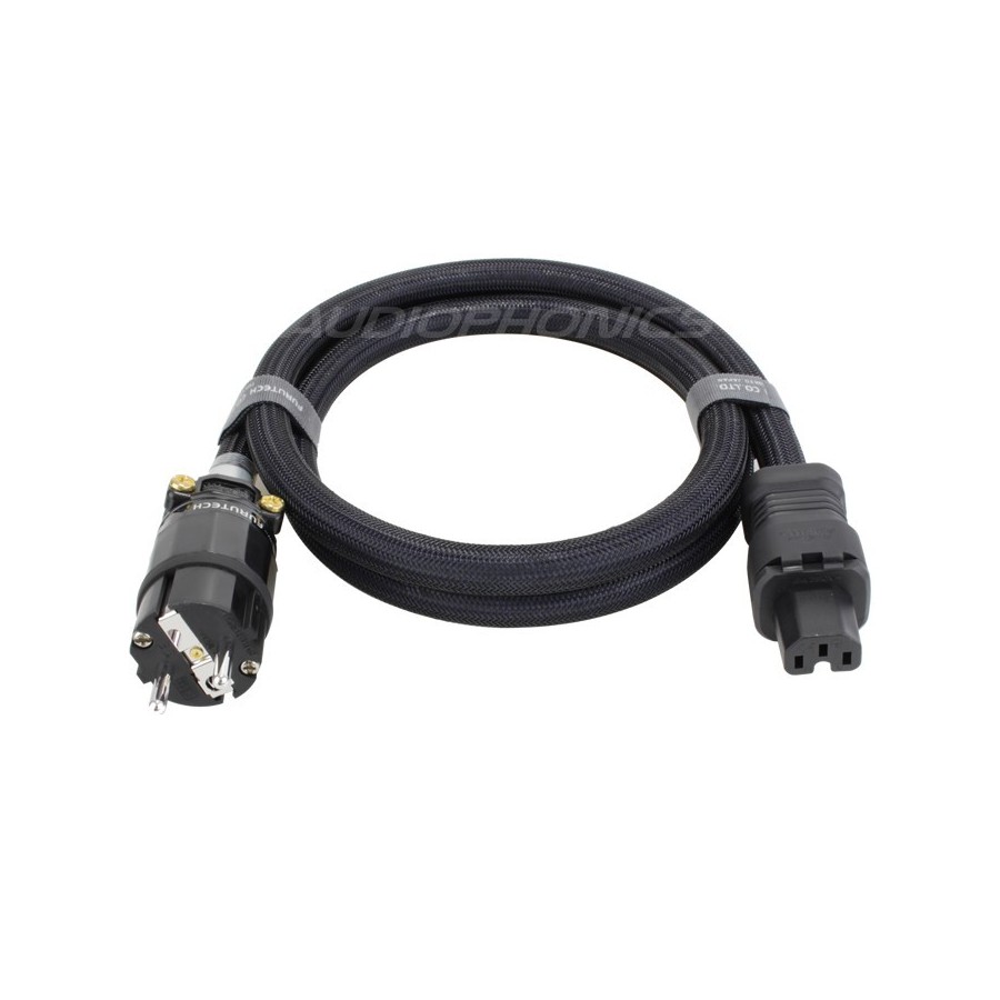 Audiophonics - FURUTECH Absolute Power-15 Plus-E Power cable OCC Plated  Rhodium 1.5m