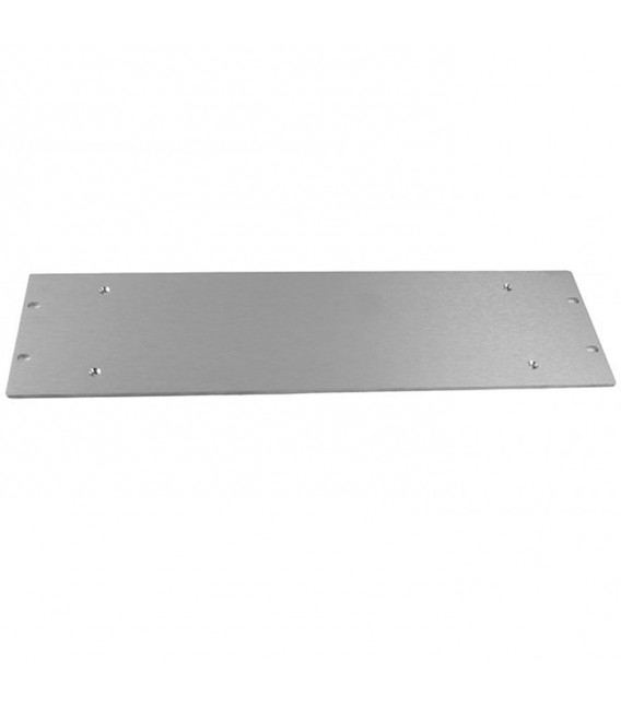 HIFI 2000 Aluminium Front Panel 4mm for 3U Case Silver - Audiophonics