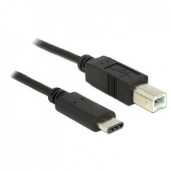 Audiophonics - Câble USB 3.1 USB-B mâle vers USB-C réversible mâle OTG 1m