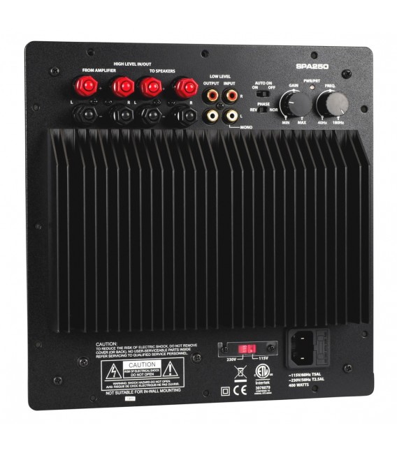 DAYTON AUDIO SPA250 Subwoofer Amplifier - Audiophonics