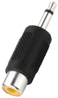 Audiophonics - Adaptateur Jack 6.35mm Mâle Mono vers Jack 3.5mm Femelle  Stéréo Plaqué Or