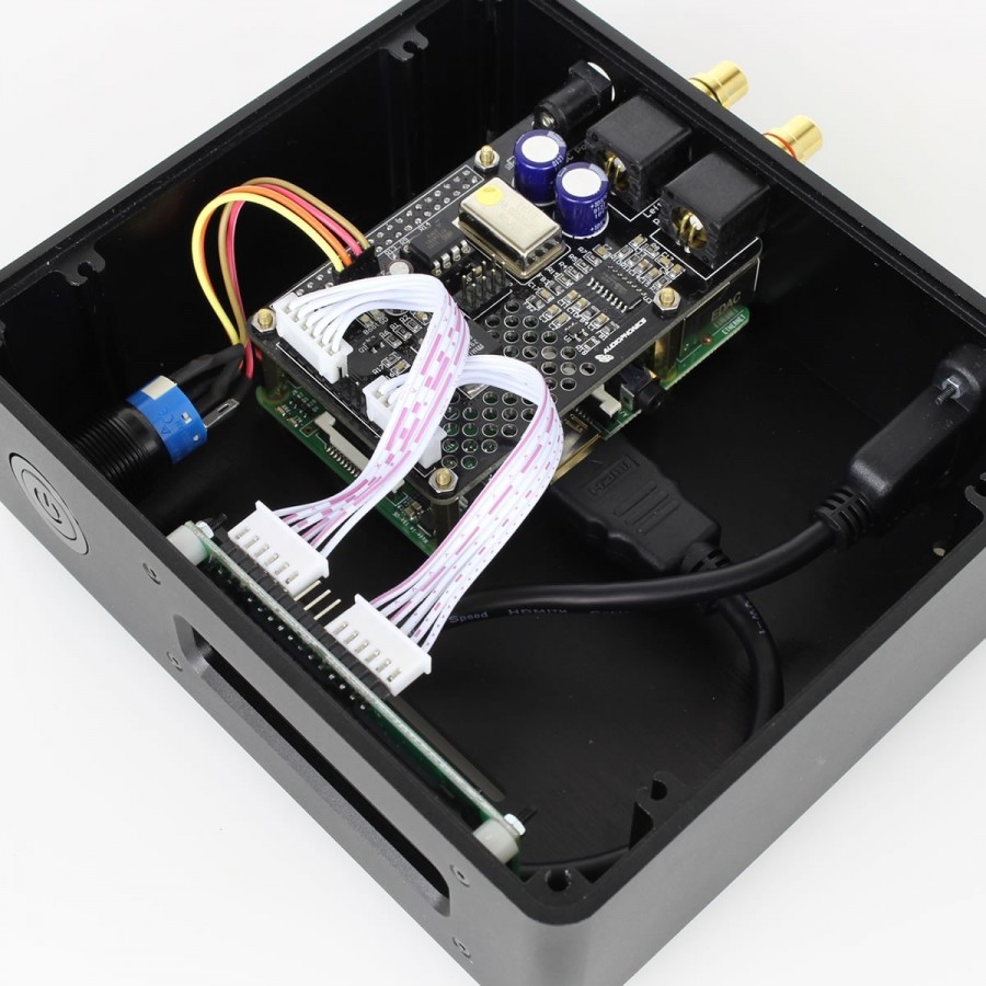 AUDIOPHONICS RaspDAC ISabre V3 Streamer Raspberry Pi & DAC TCXO