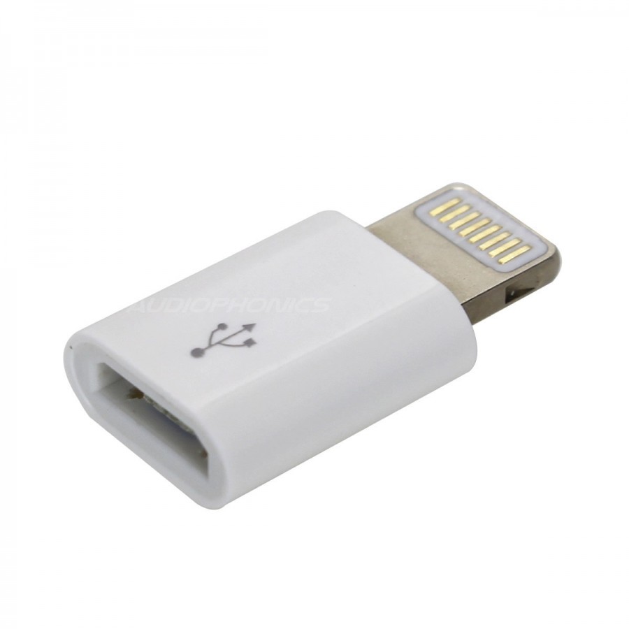 Audiophonics - Câble Micro USB-B / Micro USB-B Mâle Double blindage 25cm