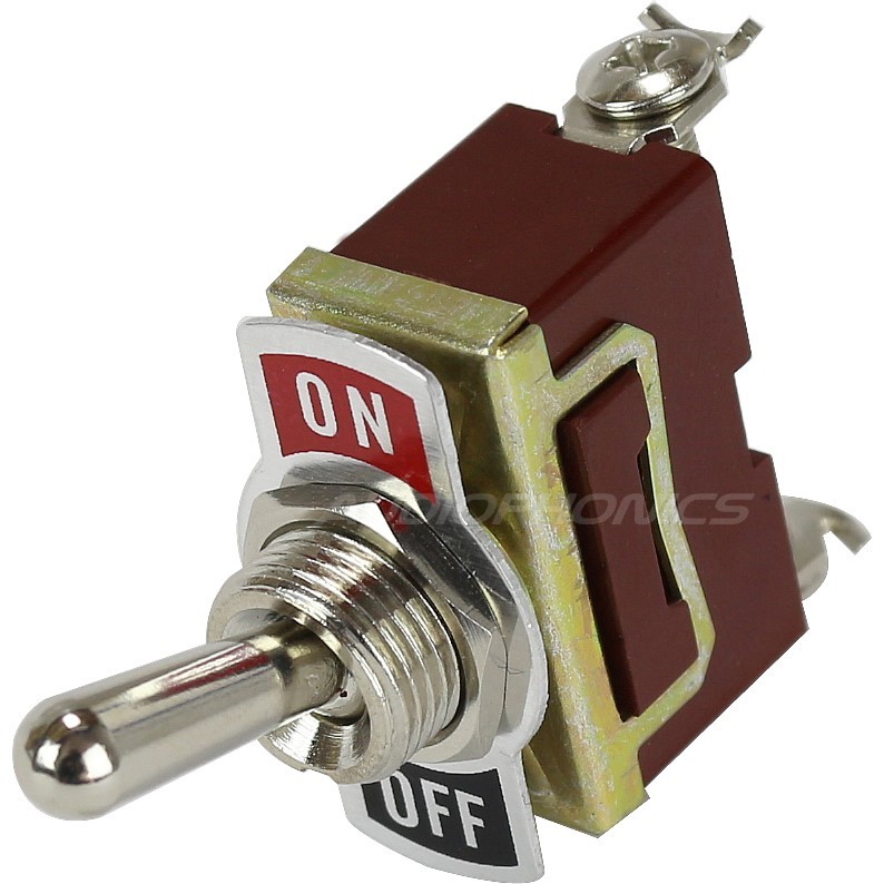 Interrupteur à Bascule Type Aviation 1 Pôle 2 Positions 2 Pins ON-OFF 250V 15A