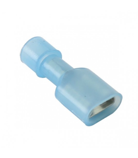 Insulated Female Blade Terminal 6.3mm 1.5-2.5mm² Blue (x20) - Audiophonics