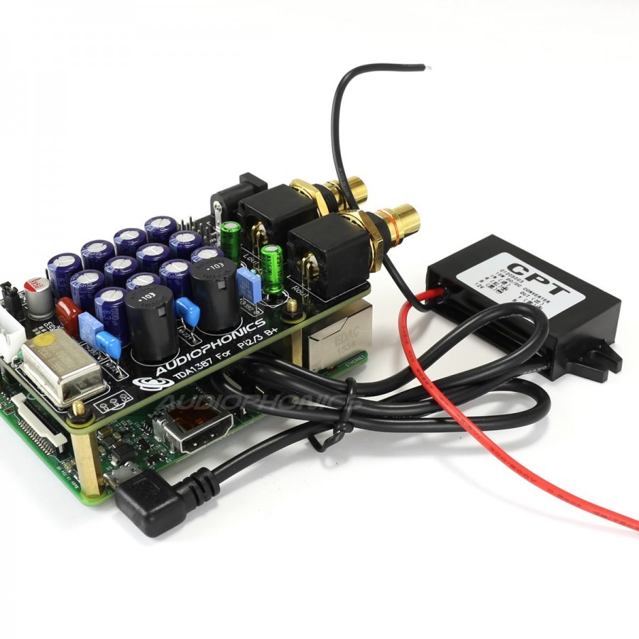 Adaptateur Convertisseur de Tension 12VDC vers 24VDC 5A 120W - Audiophonics