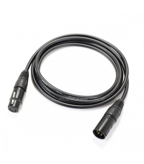 AUDIOPHONICS NEUTRIK CANARE 4 Pin ACSS / XLR Cable Male / Female 2m ...