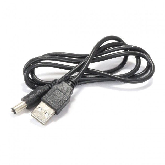 Cable USB vers Fiche DC jack 2.1mm - 1m - Boutique Semageek