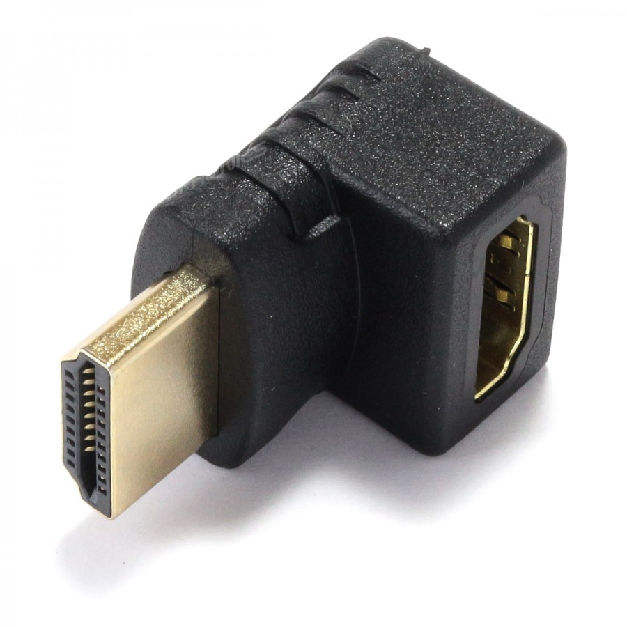 Adaptateur HDMI femelle / HDMI mâle coudé