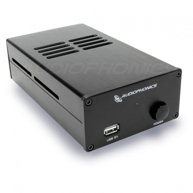 AUDIOPHONICS LPSU25 Linear Regulated Low Noise Power Supply USB
