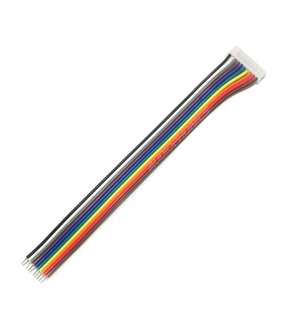 XH 2.54mm Ribbon Cable Female to Bare Wires 40 Poles 1 Connector 20cm ...