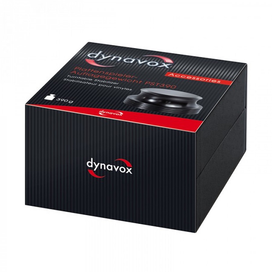 Audiophonics - DYNAVOX PST420 Palet Presseur / Stabilisateur Aluminium pour  Platine Vinyle Noir