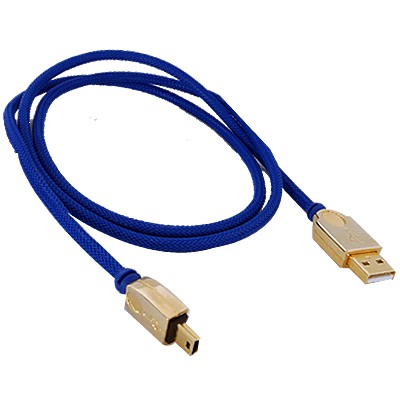 Male-Mini USB-A Cable Male-Male 2.0 Male Plated 24k 5m