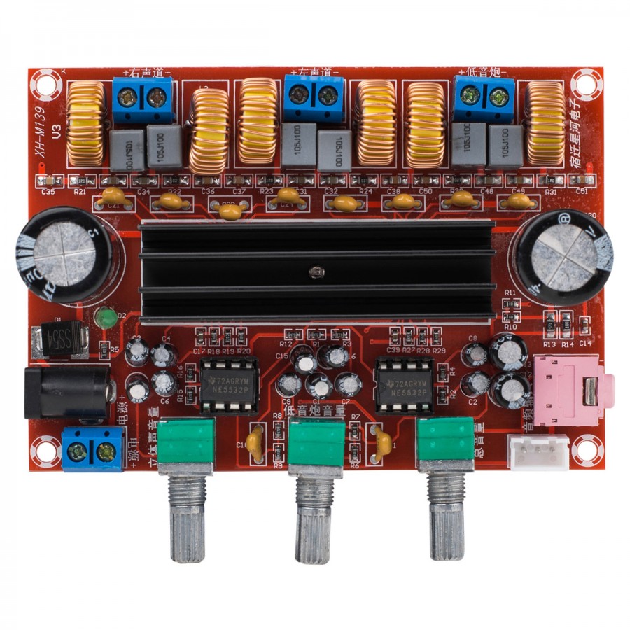 TPA3116D2 Amplifier  Module  Class  D  2x50W 100W with 