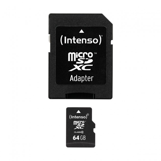 Intenso Memory Card Micro Sdxc Class 10 64gb Audiophonics