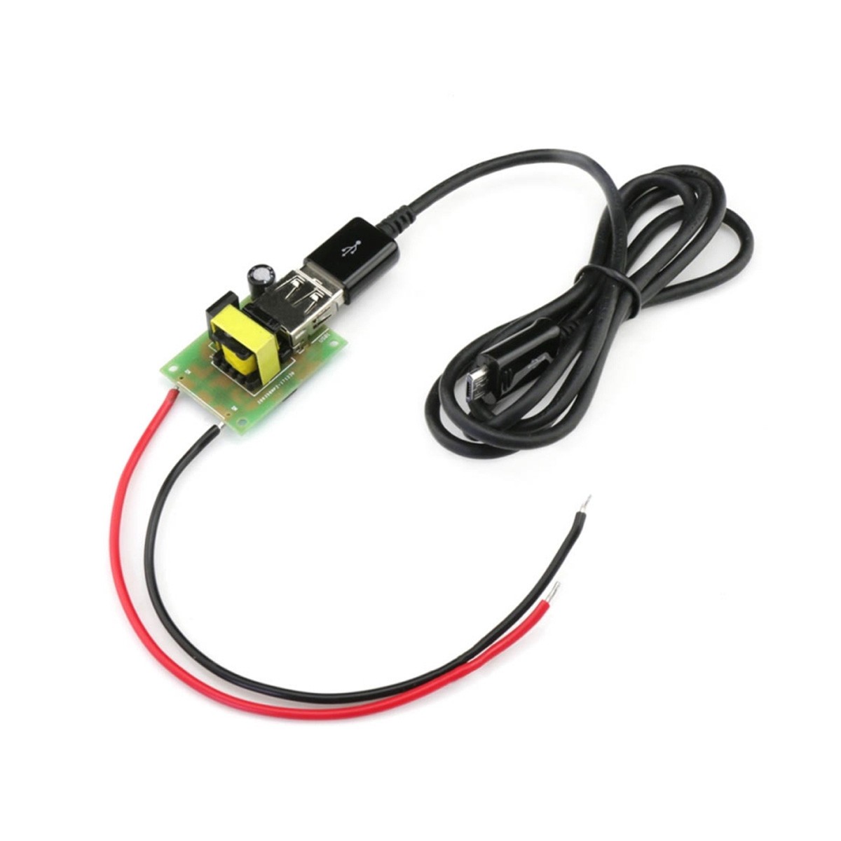 TINYSINE Adaptateur Convertisseur de Tension 12-80VDC vers 5VDC USB-A -  Audiophonics