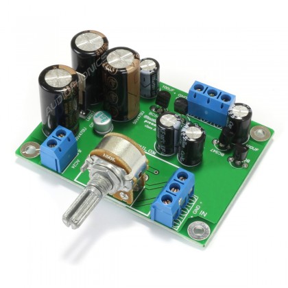 Stereo Preamplifier Module Class A with Transistors