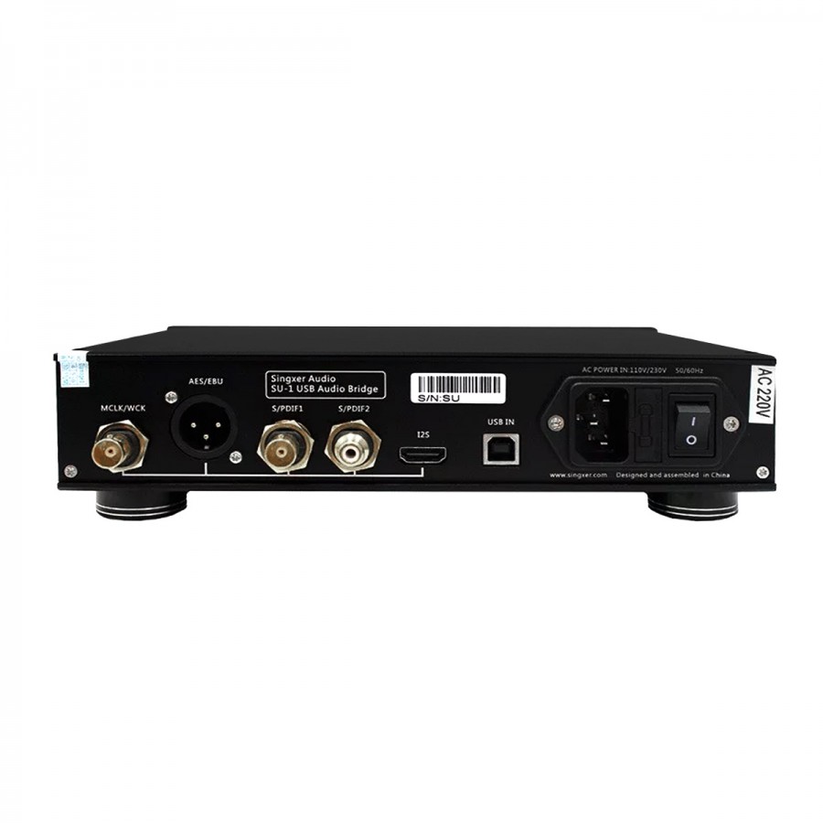 Audiophonics - SINGXER SU-1 USB XMOS XU208 Digital Interface 32bit 384khz  DSD512 SPDIF AES/EBU I2S HDMI LVDS