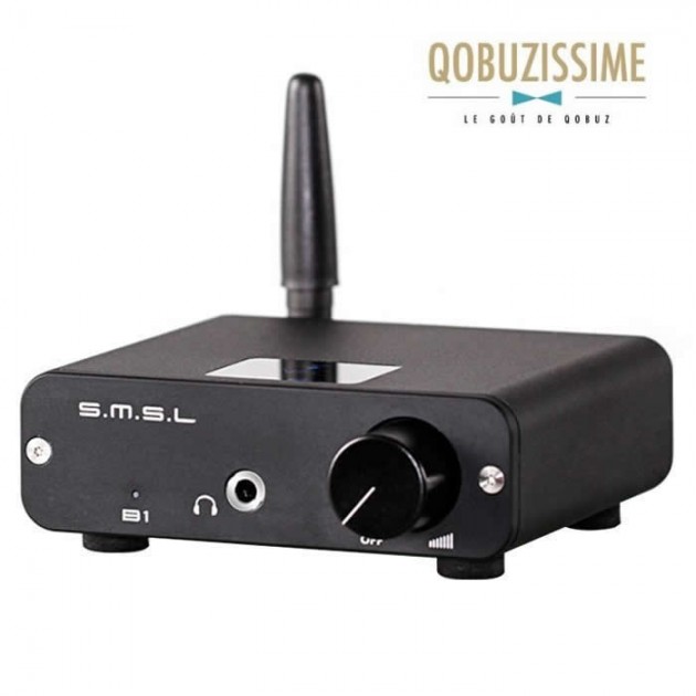 Audiophonics - SMSL B1 Récepteur audio Bluetooth 4.2 aptX NFC DAC WM8524  24Bit/192kHz