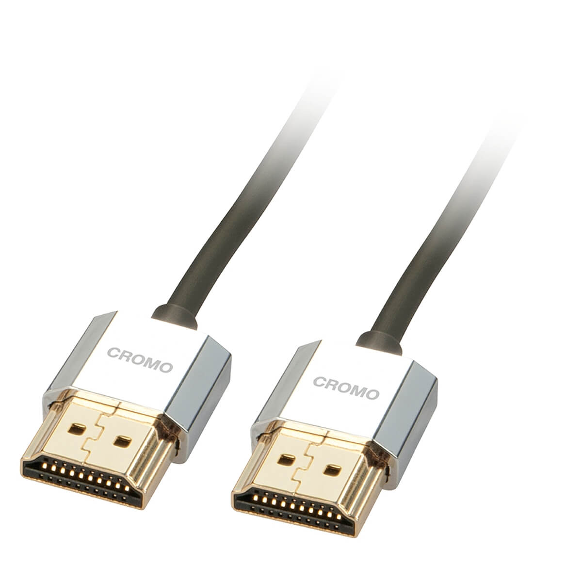 Audiophonics - LINDY CROMO SLIM Câble HDMI 2.0 Blindé Plaqué Or 2m