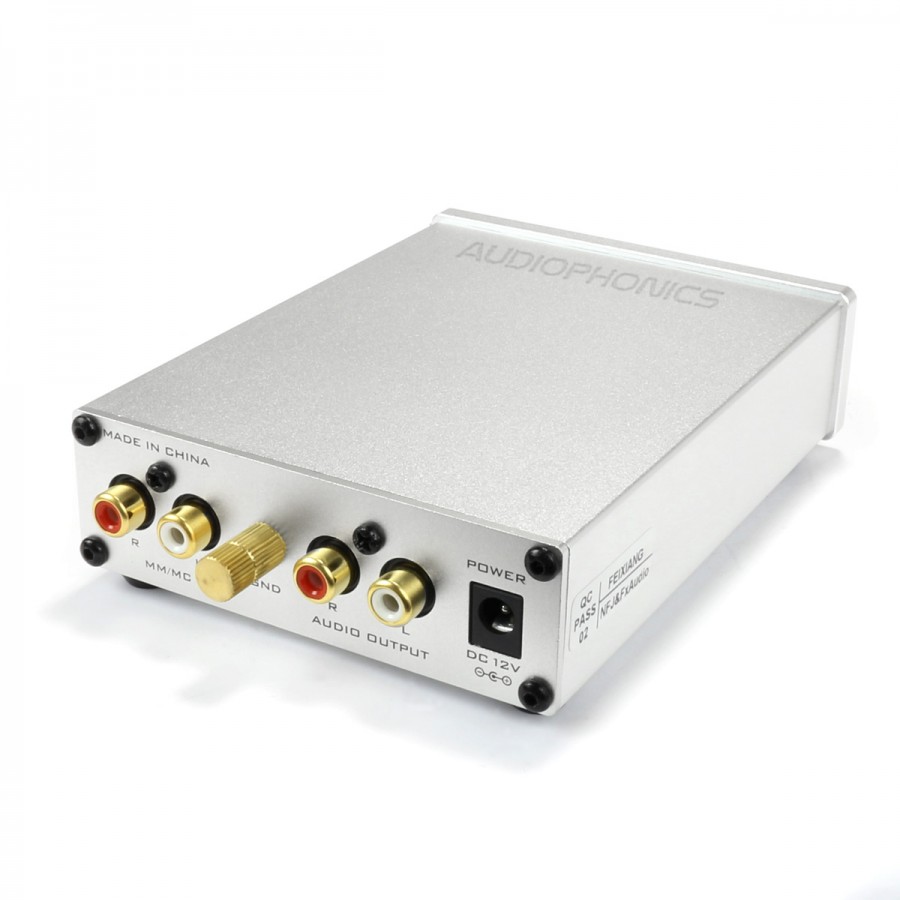  FX AUDIO MM MC Phono Preamplificador para tocadiscos + 2  canales HiFi Amplificador, caja 02 preamplificador de mesa giratoria  fonográfica y FX1002A 160W 2 canales HiFi clase D Amplificador digital de