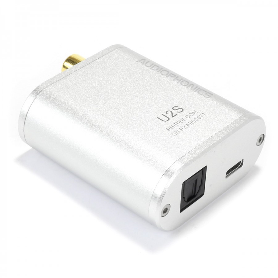 Audiophonics - UR23 Convertisseur SPDIF Optique vers USB
