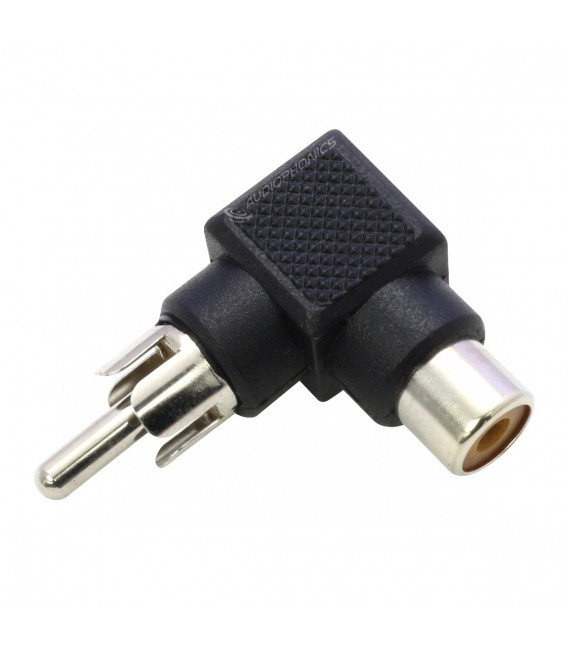 Male RCA / Female RCA Angled Adapter - Audiophonics