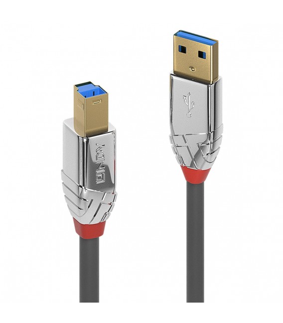 LINDY CROMO LINE Male USB-A To Male USB-B Cable 3.0 Gold Plated 5m ...