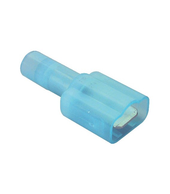 Insulated Male Blade Terminal 1-2mm² Blue (x10) - Audiophonics