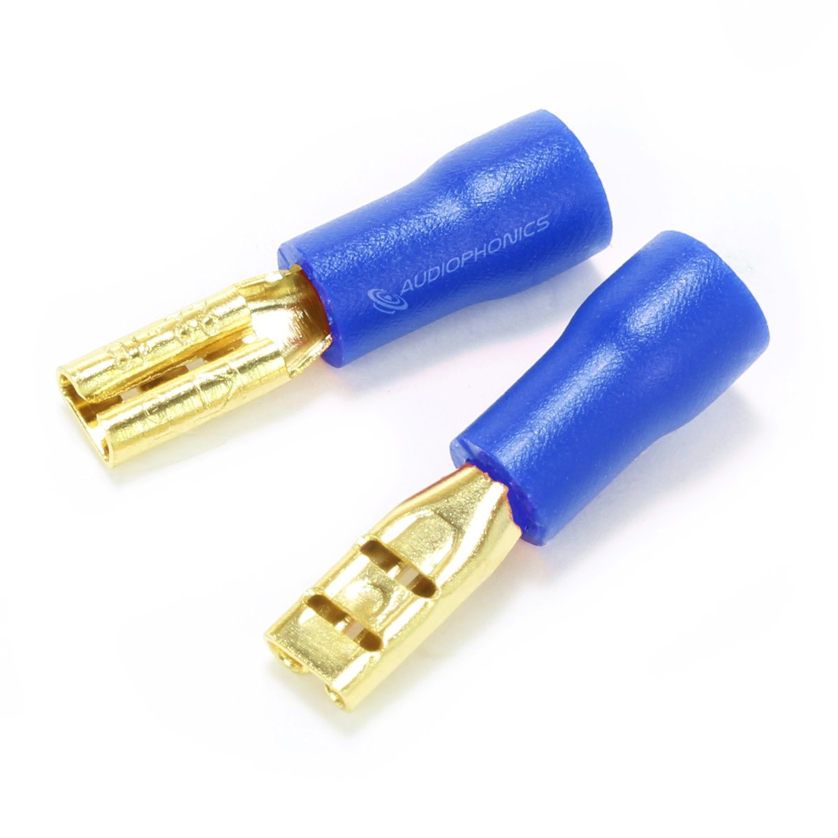 MUNDORF 2.8G Female Blade Connectors 2.8mm Isolated Gold Plated 1.5-2 ...