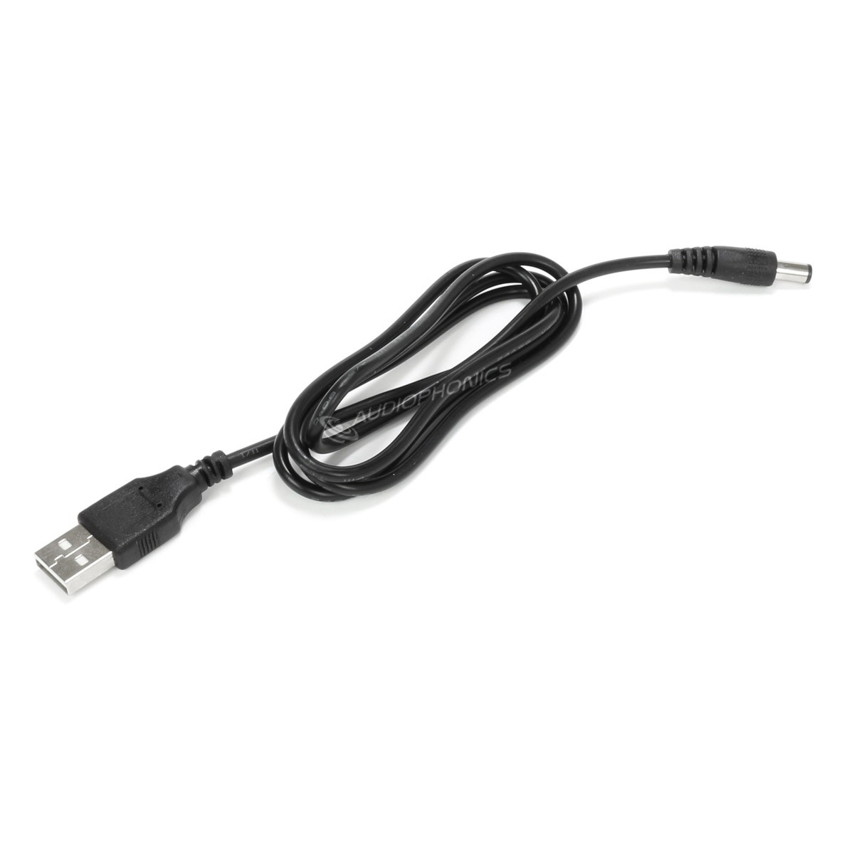 Audiophonics - Câble USB-A Mâle vers Jack DC 5.5 / 2.5mm Mâle 5V 70cm