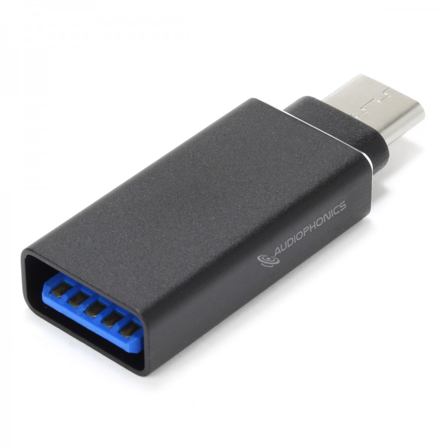 Audiophonics - Adaptateur USB-C 3.1 Femelle vers USB-A Mâle OTG