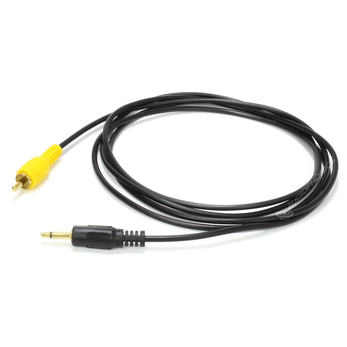 Câble Audio Connecteur RCA Mâle vers Connecteur(1,8M)(Lot de 2) Jack 3,5Mm  (1/8) Mâle Câble Jack Mono Monaural - Câble Audio pour Barre de Son et