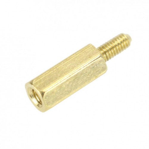 M3x10 Mm Female-Female Brass Hex Threaded Pillar Standoff Spacer