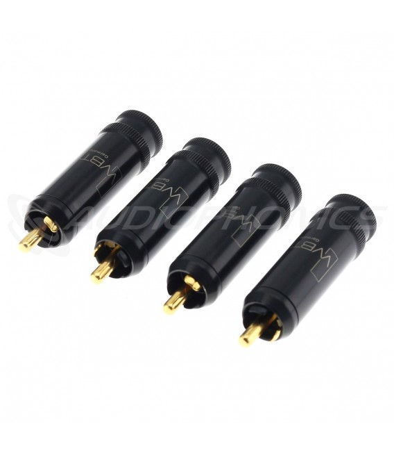 Audiophonics - WBT-0114Cu RCA Connectors Nextgen Copper 75 Ohms Ø9mm (Set  x4)