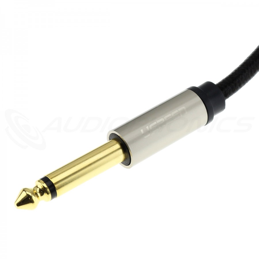 Audiophonics - Adapter Jack 2.5mm Male Mono to Jack 3.5mm Female Mono  Gold-Plated