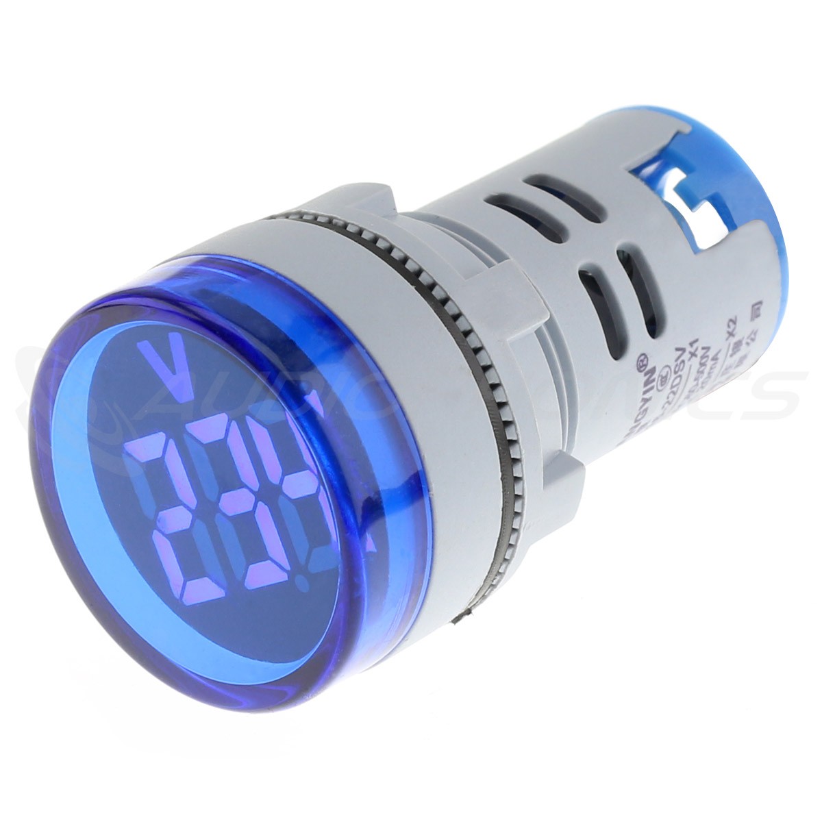Qiilu Voltmètre à affichage LED 12 V Voltmètre à LED Affichage