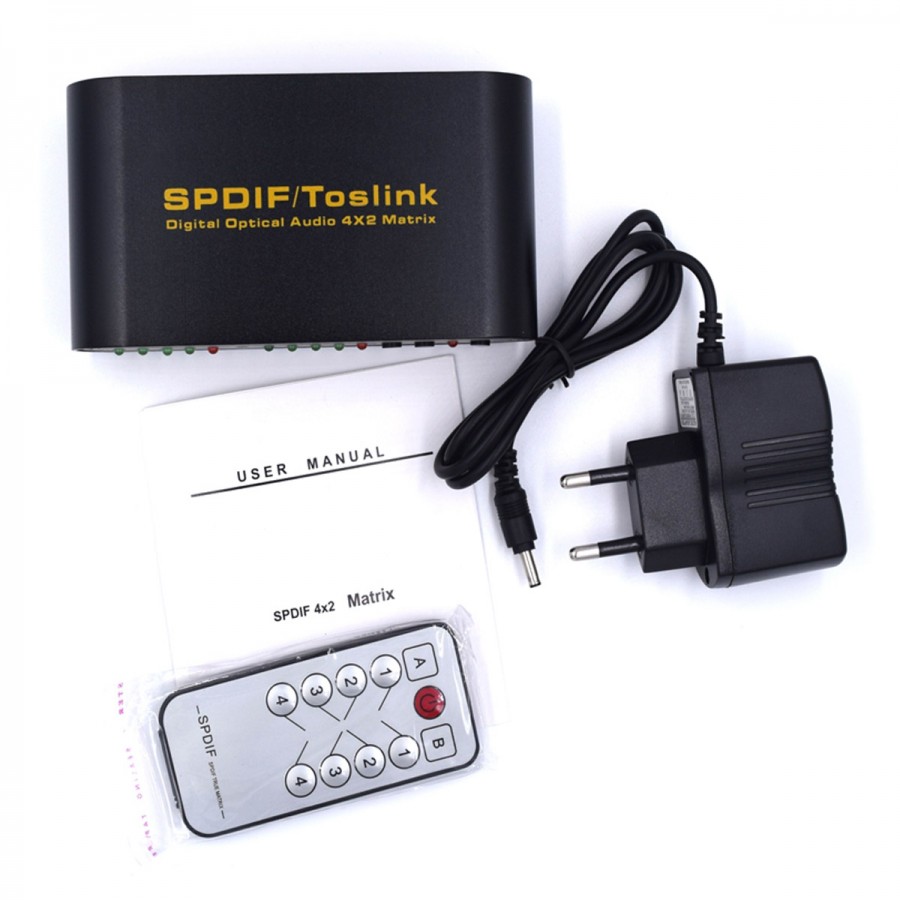 Audiophonics - Fibre optique Toslink vers Mini Toslink 3.5mm SPDIF 1.8m