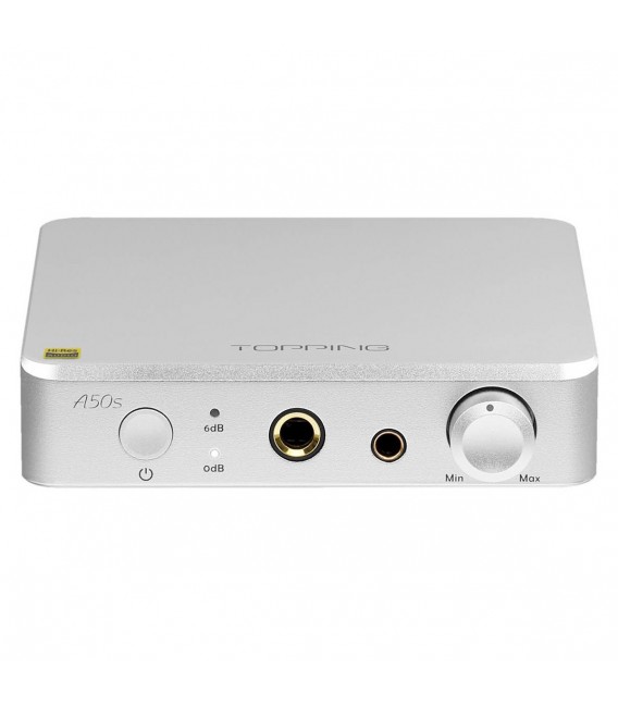 TOPPING A50S Balanced Headphone Amplifier Preamplifier Silver