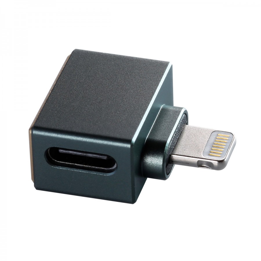 CABLING® Adaptateur noir USB C femelle vers Lightning mâle pour  synchroniser un PC et unb appareil IOS - Cdiscount Informatique