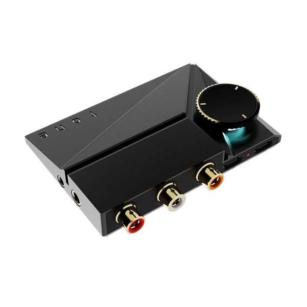 Audiophonics - KHADAS TONE2 PRO DAC Headphone Amp ES9038Q2M 768kHz DSD512  MQA Full Decoder Black