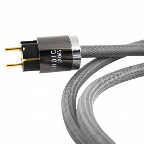 Male Jack 6.35mm to Male Jack 6.35mm Mono Cable Shielded Gold Plated 2m -  Audiophonics