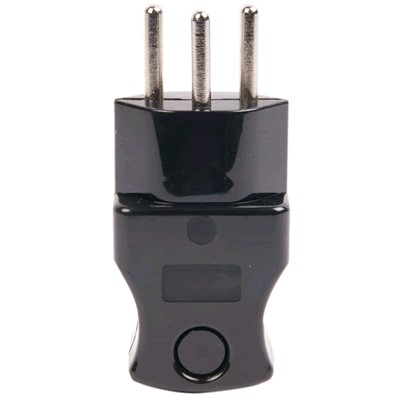 Swiss plug SEV 1011 (compatible with French plug) Ø6mm