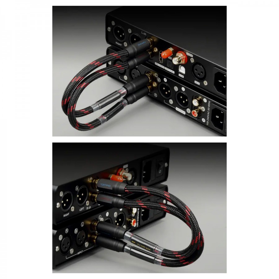 Câble Y splitter Jack mâle 3.5mm vers 2 Jack femelle 3.5mm 25cm -  Audiophonics