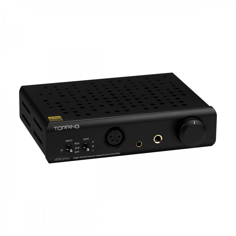 TOPPING A30 PRO Headphone Amplifier NFCA Black - Audiophonics