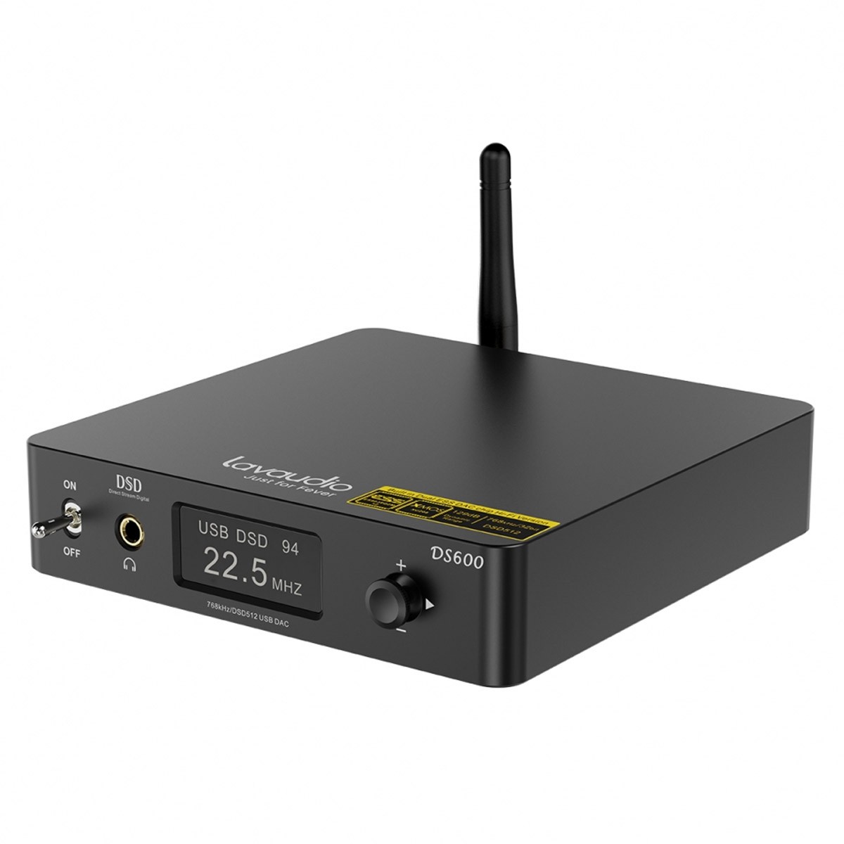 1MII LAVAUDIO DS600 DAC Double ES9038Q2M 32bit / 768 kHz DSD512 XMOS U208 Bluetooth 5.0 Black