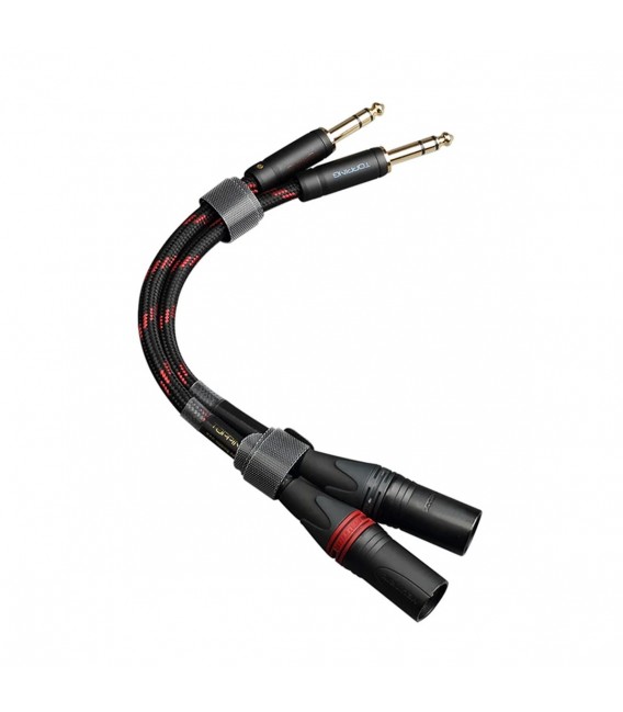 Topping Tct Male Jack Mm Trs To Male Xlr Poles Balanced Interconnect Cables Occ Copper