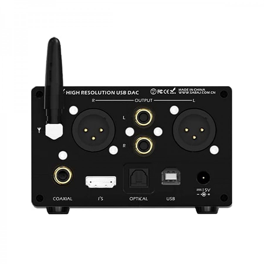 Audiophonics - SABAJ A20D ES9038Pro DAC XMOS I2S Bluetooth 5.0 32bit 768kHz  DSD512 MQA